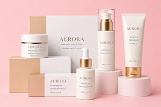 design cosmetic packaging and beauty  design for skincare and cosmetic brands