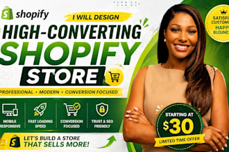 create shopify website design, shopify website development, shopify redesign SEO