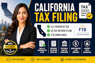 do california tax filing, llc franchise tax, and ca tax return filing