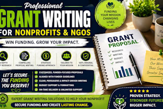write winning grant proposals for nonprofit organizations and ngos