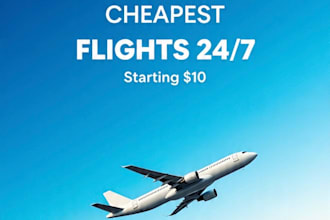 find and book the cheapest flight ticket for you