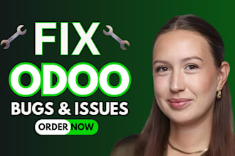 odoo bug fixing and issues, odoo customization and website development