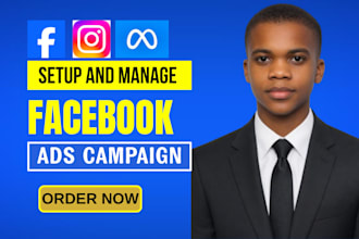set up manage facebook page meta ads fb marketing advertising fb ads campaign