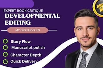 create developmental edit for your ya fantasy and dark fantasy