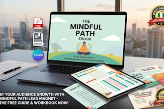 design your ebook PDF lead magnet for email list growth