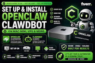 set up install openclaw clawdbot set up open claw clawdbot on mac mini, vps