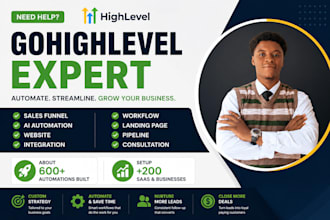 setup gohighlevel funnel, automation and crm setup ghl website, ghl sales funnel