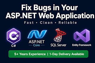 fix bugs or issues in your asp net web application