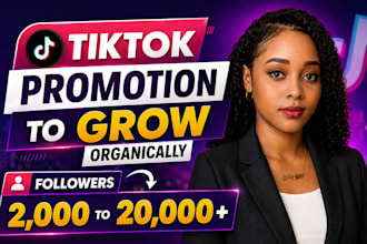 do organic USA tiktok promotion to real USA tiktok followers for monetization