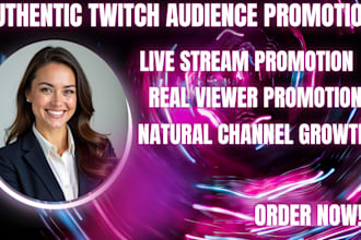 promote your twitch channel to bring subs, twitch viewers, twitch affilliate,