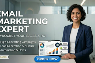 be your klaviyo email marketing expert for shopify ecommerce
