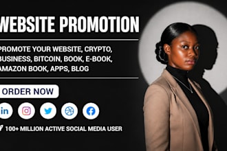 promotion your website, business, product, amazon or any link