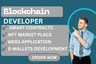 do develop smart contracts, dapps, and blockchain solutions