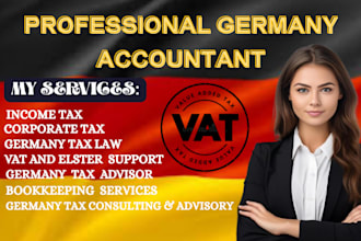 do your germany tax, financial statement  and solution certified tax advisor