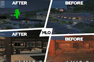 custom fivem mlo developer, retexture, props, and 3d texturing