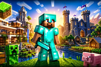 build survival or creative minecraft builds