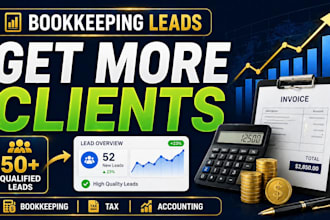 generate bookkeeping, accounting or tax service leads for business