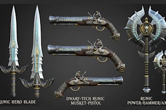 create 3d printable sword design weapon cosplay sword for 3d printing