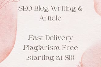 write professional SEO blog articles with ai tools fast delivery