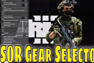 create or modify weapon and armor for arma 3, gmod, skyrim, rdr 2