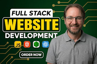 build a professional full stack website as your custom web developer