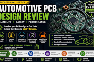 review automotive pcb design for reliability, emi production readiness