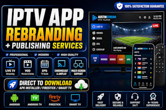 rebrand iptv app, iptv smarter pro, tivimate rebrand and upload to store
