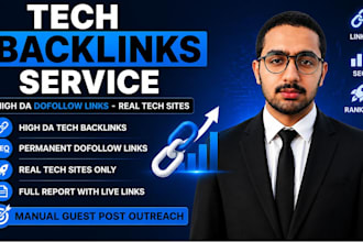 build high da tech backlinks from tech blogs using tech guest posting service