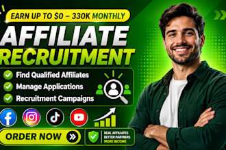 recruit affiliate influencers through targeted influencer outreach