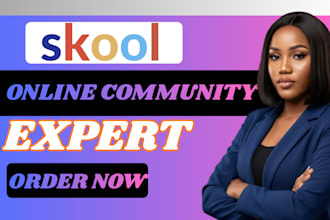 setup skool online community setup skool online course skool community manager