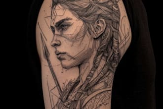 design professional tattoo and custom tattoo