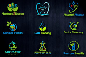 design a modern yoga, holistic wellness, health and spa logo for your brand