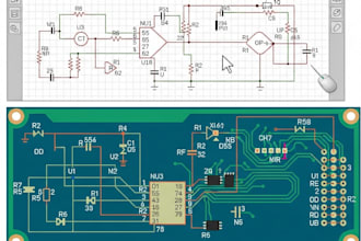 do circuit schematic and pcb layout design