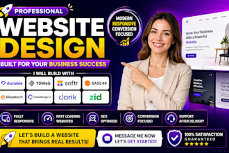 build durable 10web softr base44 blazetech codedesignai dorik zid website design