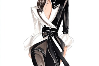 design your fashion collection and fashion illustrations