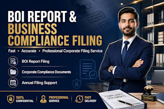 file boi reports, business compliance documents and corporate filings