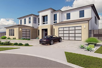 do interior design 3d exterior kitchen, living room, bedroom design 3d rendering