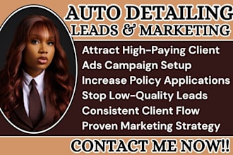 auto detailing leads ceramic coating leads mobile detailing leads car detailing