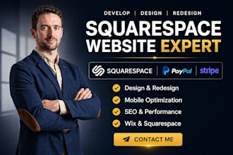 build squarespace website development design redesign squarespace
