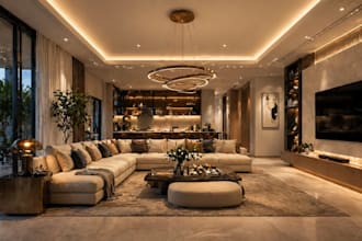 generate realistic ai architecture interior design renderings concept midjourney