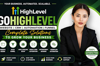 gohighlevel website design gohighlevel landing page go highlevel sales funnel