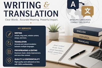 deliver polished writing and accurate translations