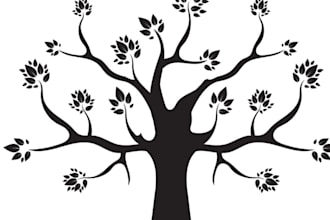 design top quality wonderful tree service logo