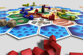 create a custom fantasy 2d or 3d map for your book or board game