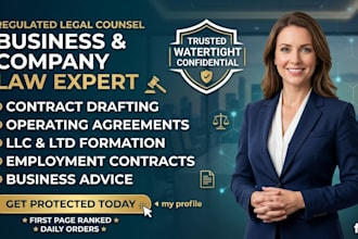 be your business law expert and draft professional legal contracts
