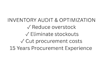 audit your inventory and deliver a clear stock optimization plan
