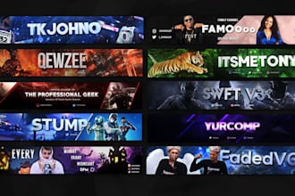 design a youtube banner for you