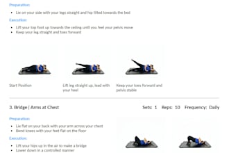 personalised lower back pain rehab plan you can do at home