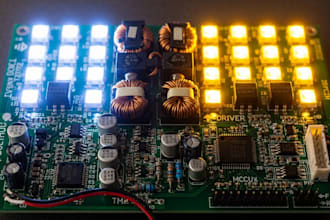 design automotive led pcb lighting system with driver and control circuit