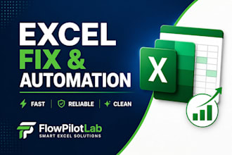 fix excel errors and automate your work fast